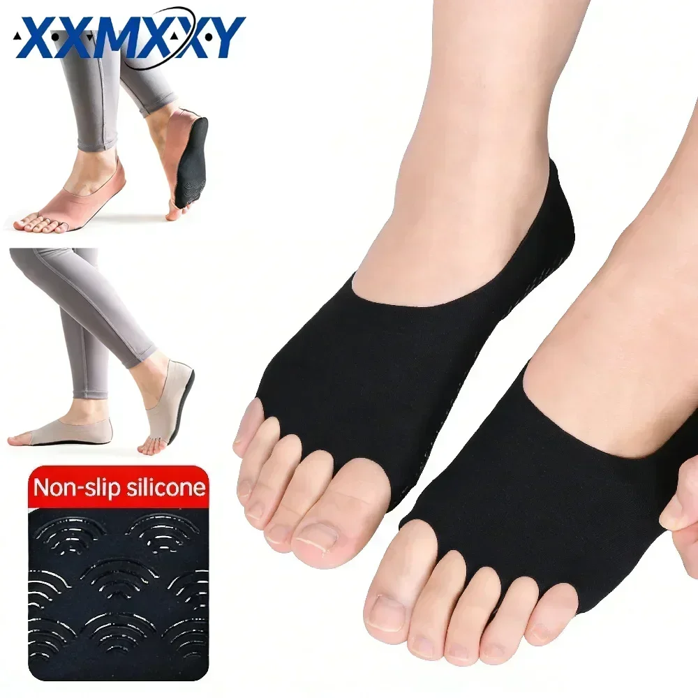 Pilates Yoga Grip Socks - 1 Para Skarpet Bez Palców do