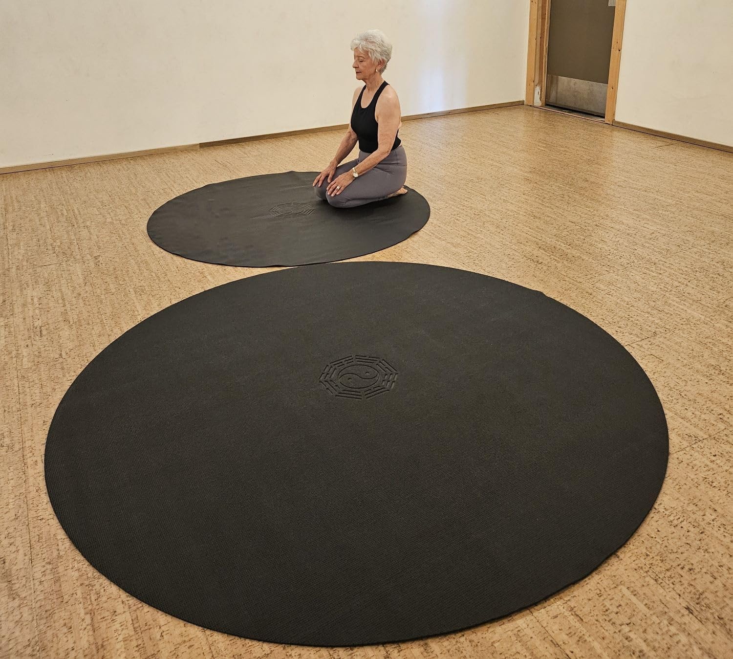 Pilates Yoga Taichi - Duża okrągła mata do jogi z