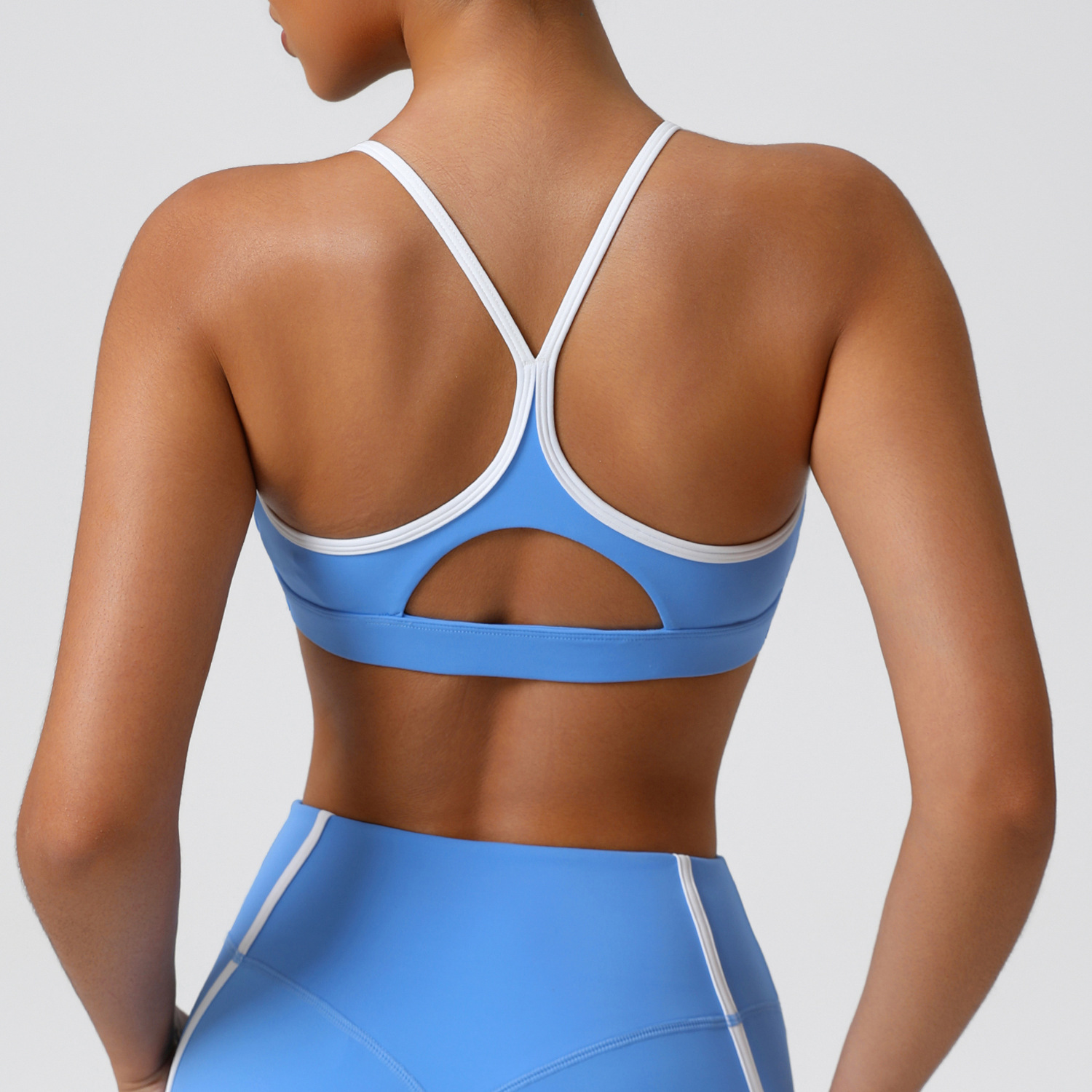 Yoga Strap Cotton - Elastyczna, miękka bielizna sportowa damska, biustonosz