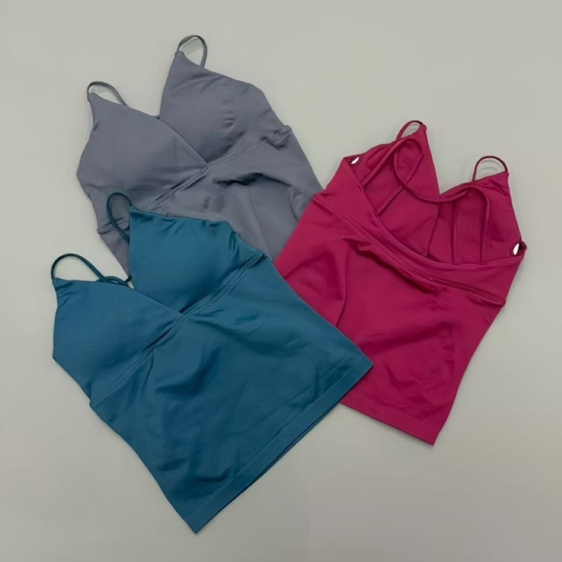 Pilates Yoga Wrap Top - Damski top sportowy Vision Twist Front