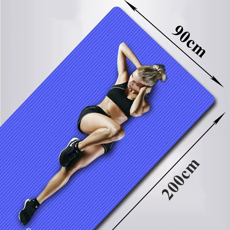 Pilates Yoga Matte - Mata do jogi 200x90x1cm, gruba, antypoślizgowa,