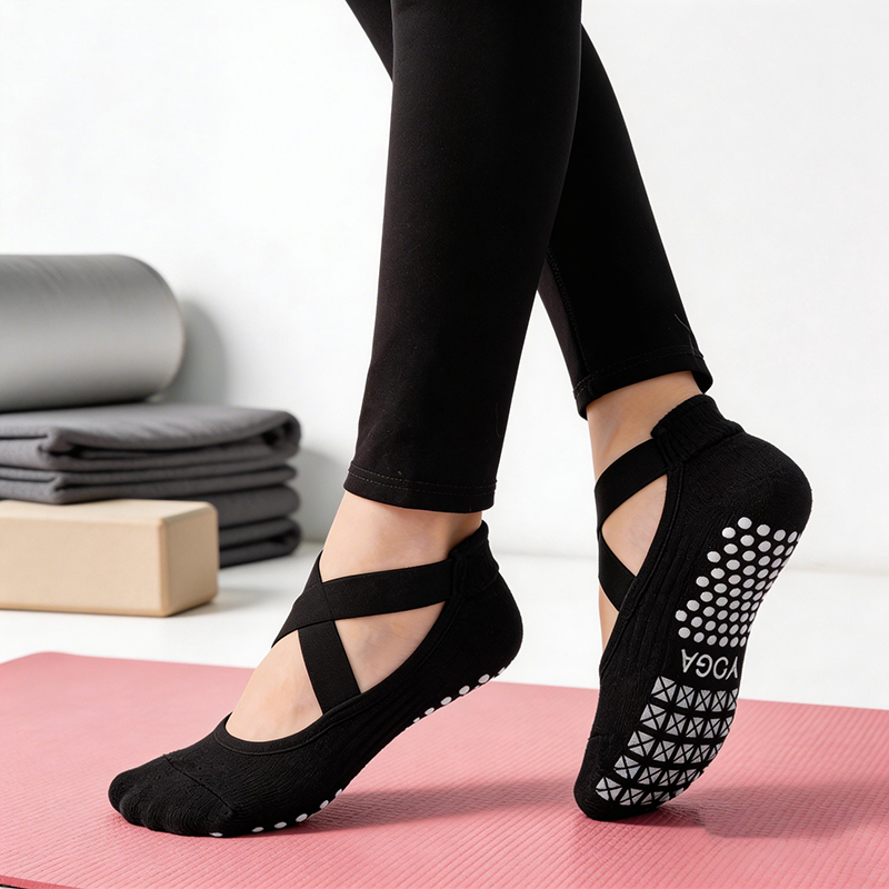 Pilates Yoga Grip Socks - Damskie antypoślizgowe skarpety do jogi z