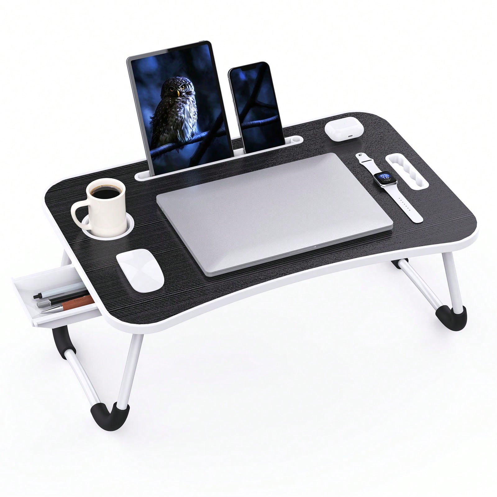 Inversion Table Fold - Składany stolik na laptopa z boczną