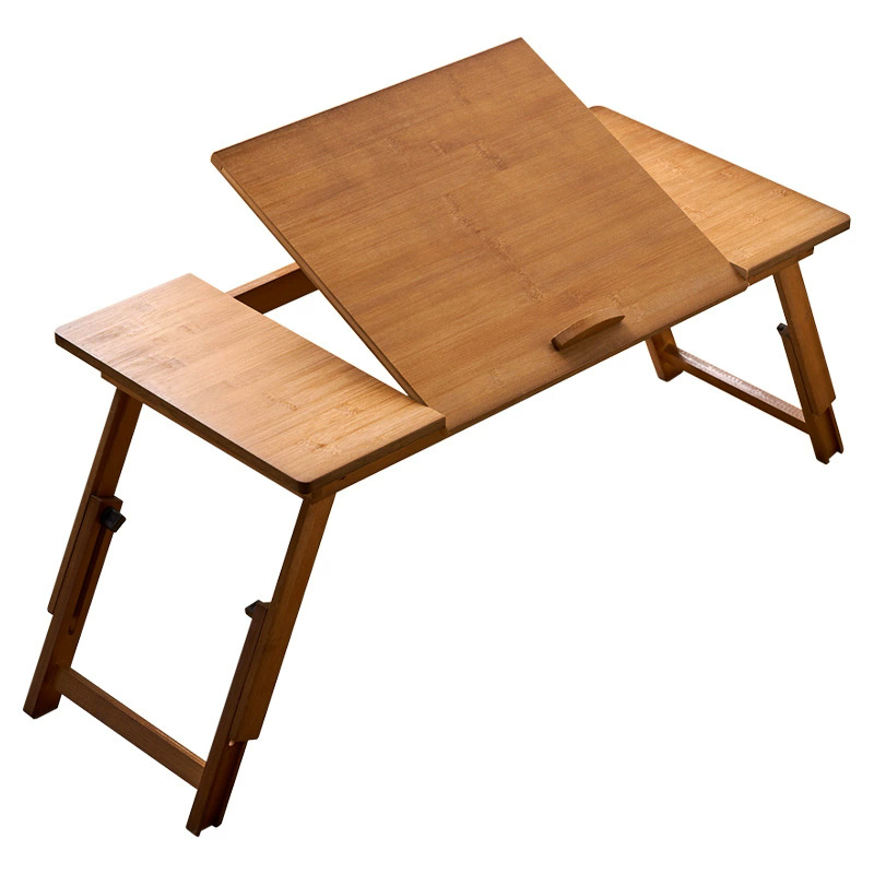 Inversion Table Fold - Składany Stolik na Laptopa Bambusowy Regulowany