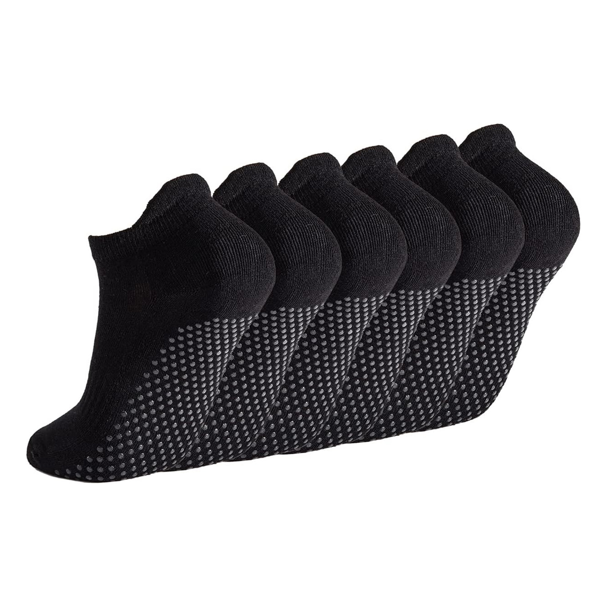 Pilates Yoga Grip Socks - 6-parowe skarpetki do jogi dla kobiet