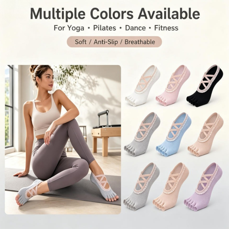 Skarpety do pilatesu dla kobie – Pilates Yoga And Barre recenzja i cena