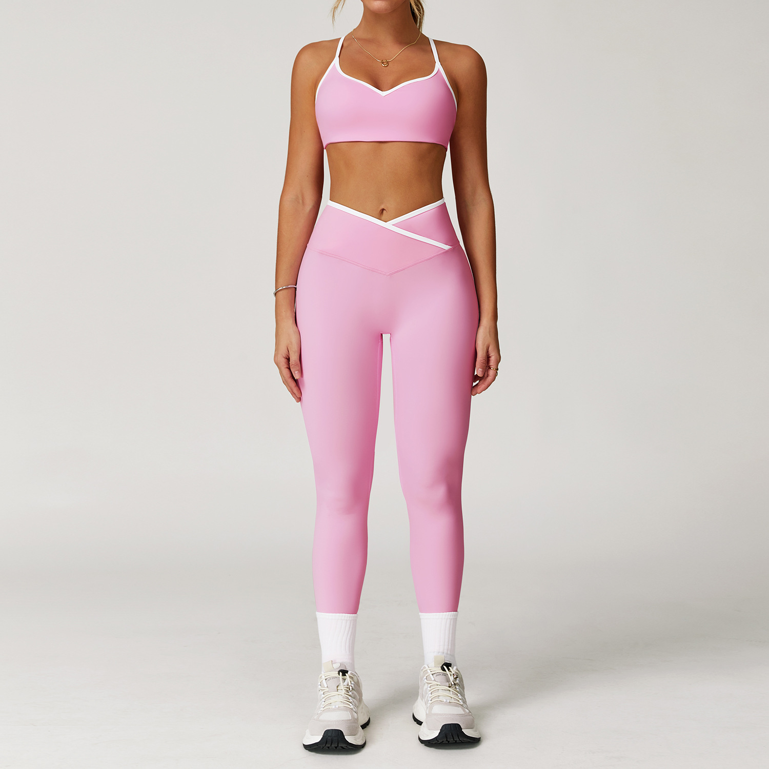 Biustonosz sportowy damski do  – Yoga Strap Cotton recenzja i cena
