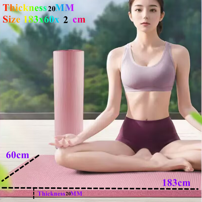 Mata do jogi 20 mm antypoślizg – Pilates Yoga Matte recenzja i cena