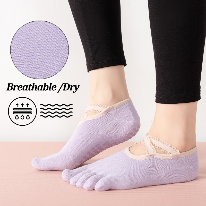 Damskie antypoślizgowe skarpet – Pilates Yoga Grip Socks recenzja i cena