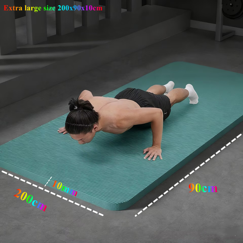 Mata do jogi 200x90x1cm, gruba – Pilates Yoga Matte recenzja i cena