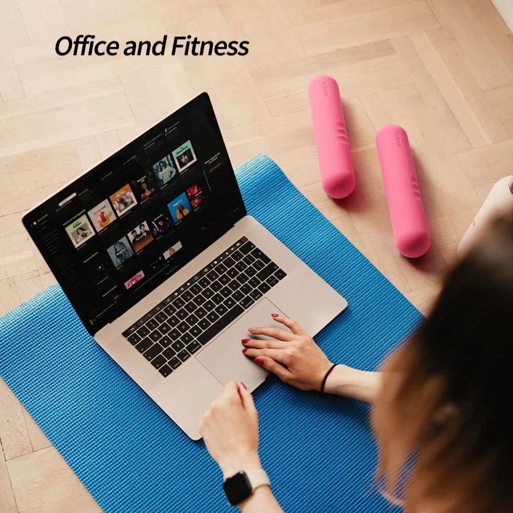 Hantle z silikonowym wykończen – Pilates Yoga And Barre recenzja i cena