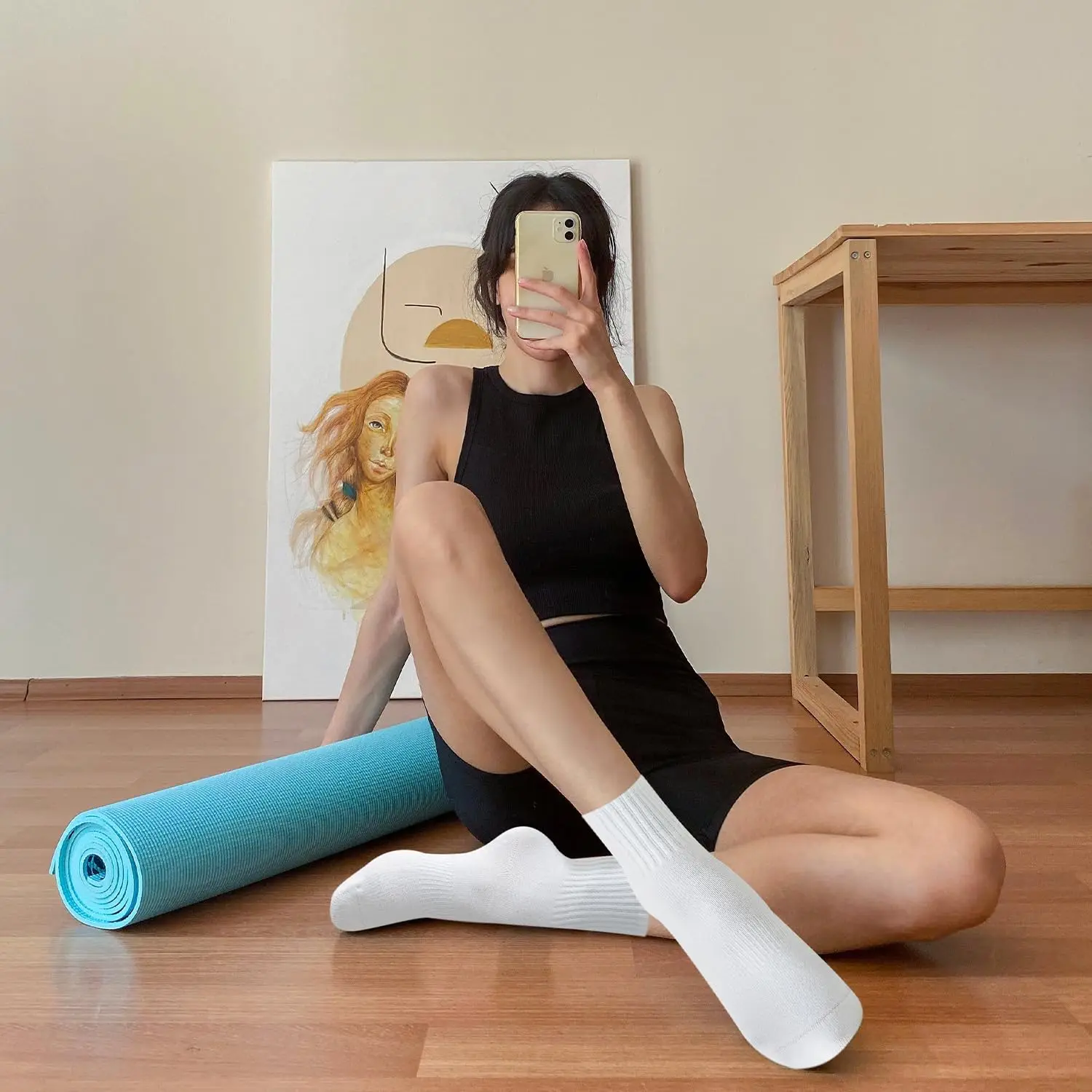 4 pary damskich skarpet do jog – Pilates & Yoga Unleashed International Academy Yonkers recenzja i cena