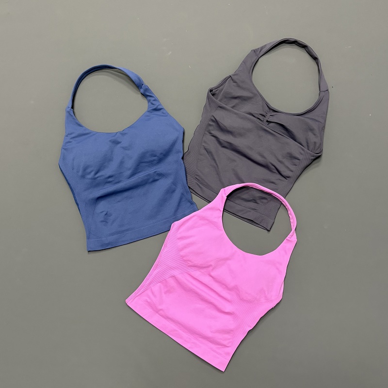 Damski sportowy top z dekoltem – Yoga Strap Cotton recenzja i cena