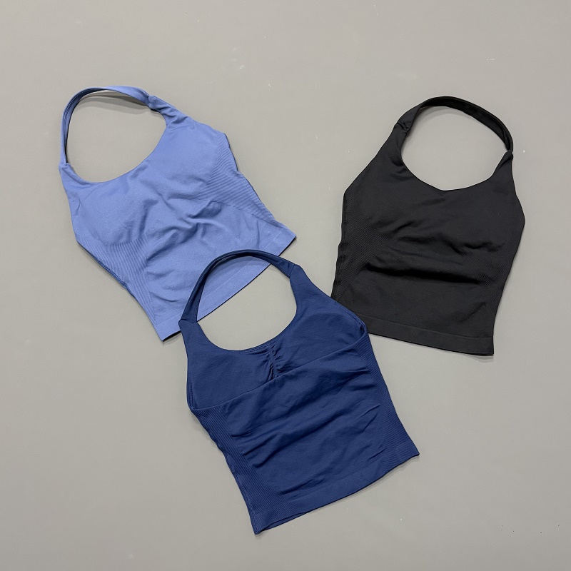 Damski sportowy top z dekoltem – Yoga Strap Cotton recenzja i cena
