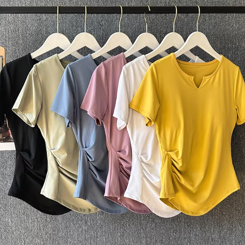 Damski strój do jogi, letni ze – Pilates Yoga Wrap Top recenzja i cena