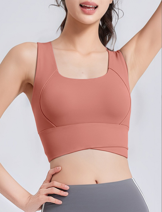 Damski sportowy biustonosz z w – Pilates Yoga Wrap Top recenzja i cena