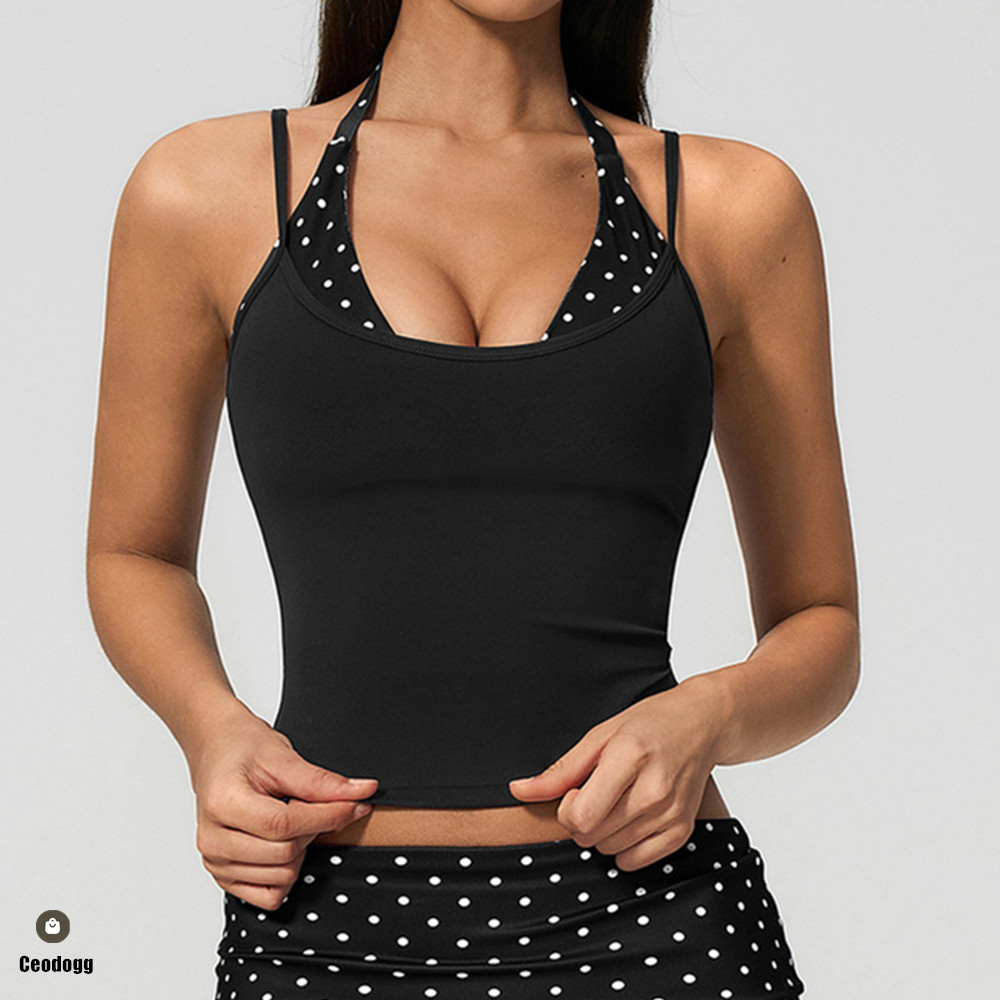 Damski top sportowy na ramiącz – Pilates Yoga Wrap Top recenzja i cena