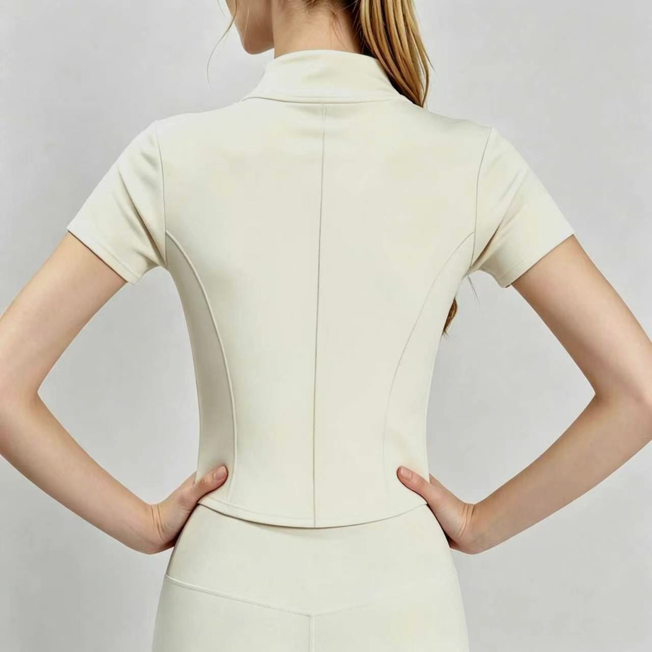 Prosta sportowa koszulka do jo – Pilates Yoga Wrap Top recenzja i cena
