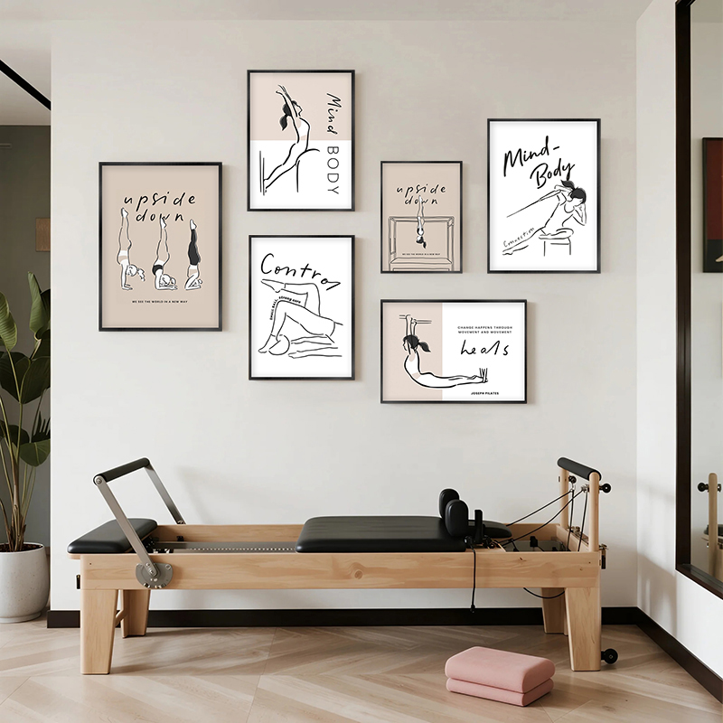 Obrazy z pozami pilates, nowoc – Pilates Yoga Movement recenzja i cena