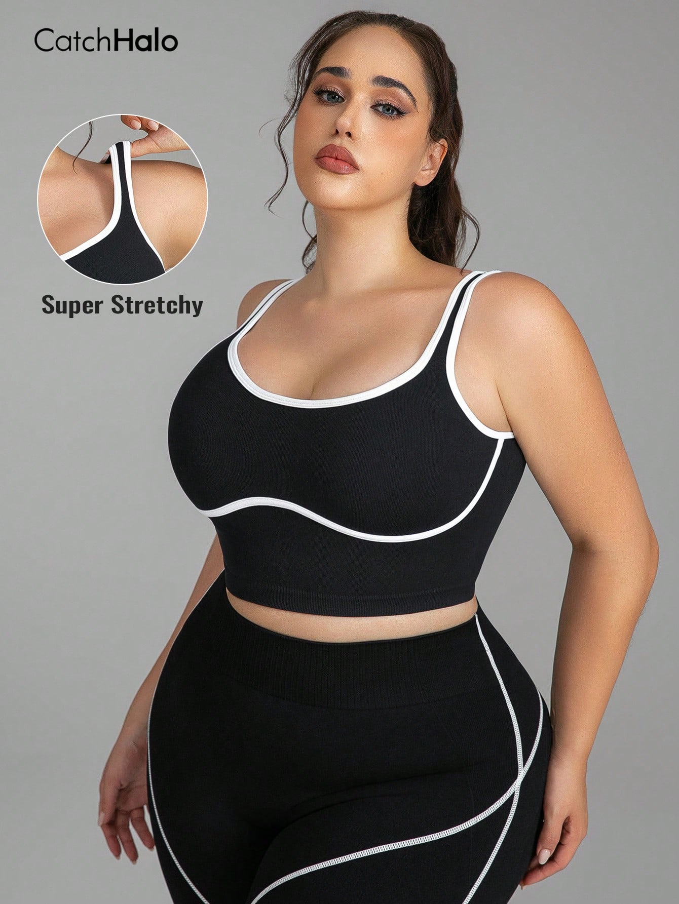 Damski bezszwowy bralet plus s – Yoga Strap Cotton recenzja i cena