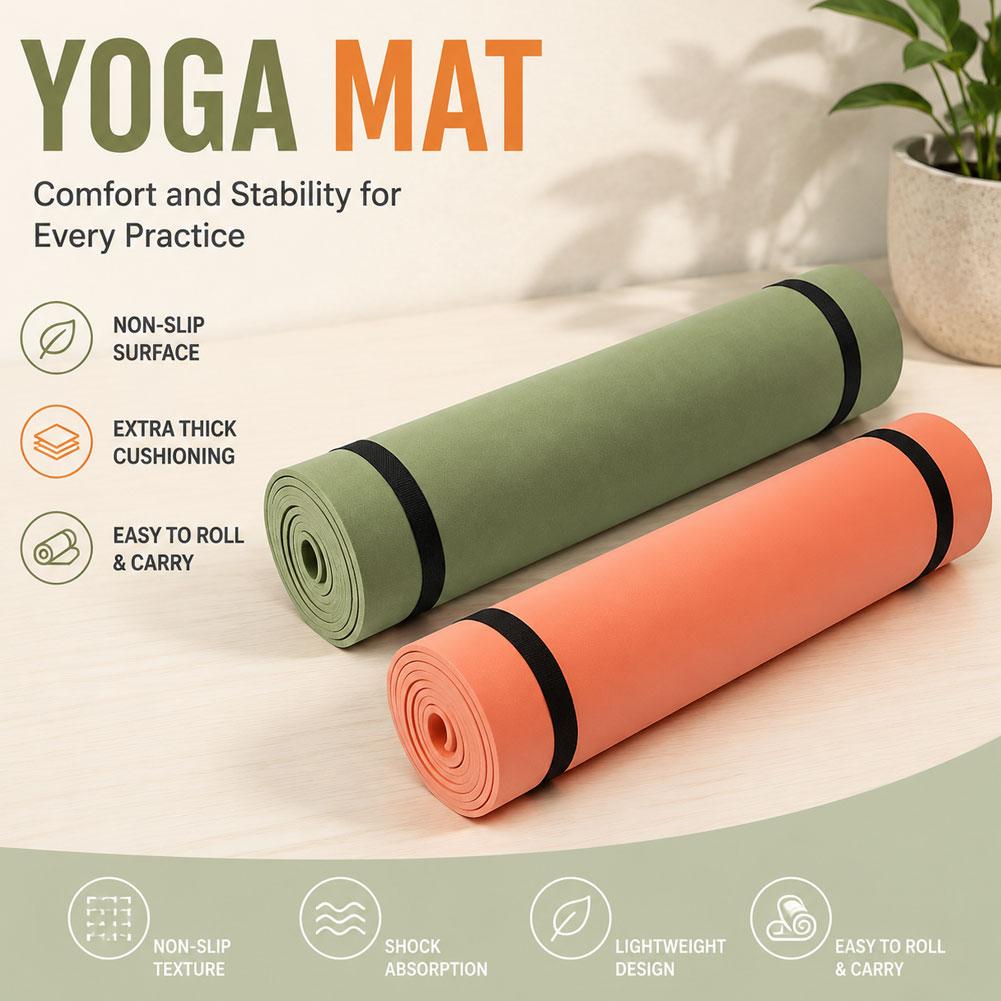 1/2 szt. Gruba Mata do Jogi An – Pilates Yoga Matte recenzja i cena
