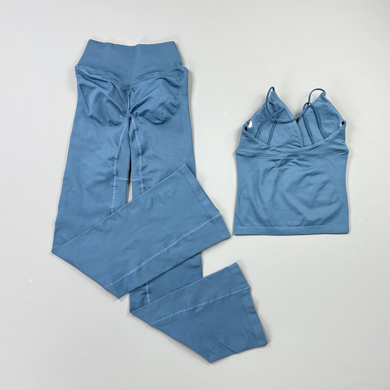 2-częściowy damski bezszwowy z – Pilates Yoga Wrap Top recenzja i cena